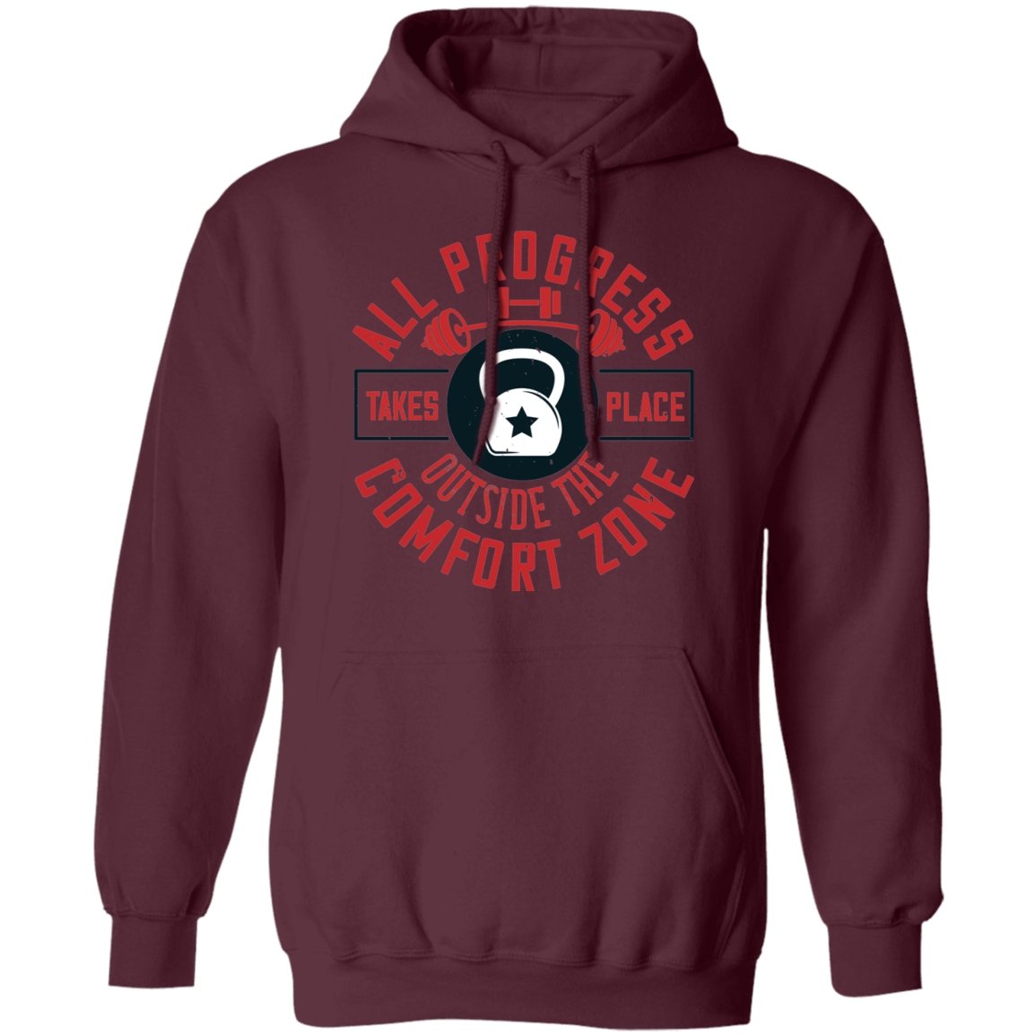 Fitness Design Pullover Hoodie 8 oz. - Alexecom.com