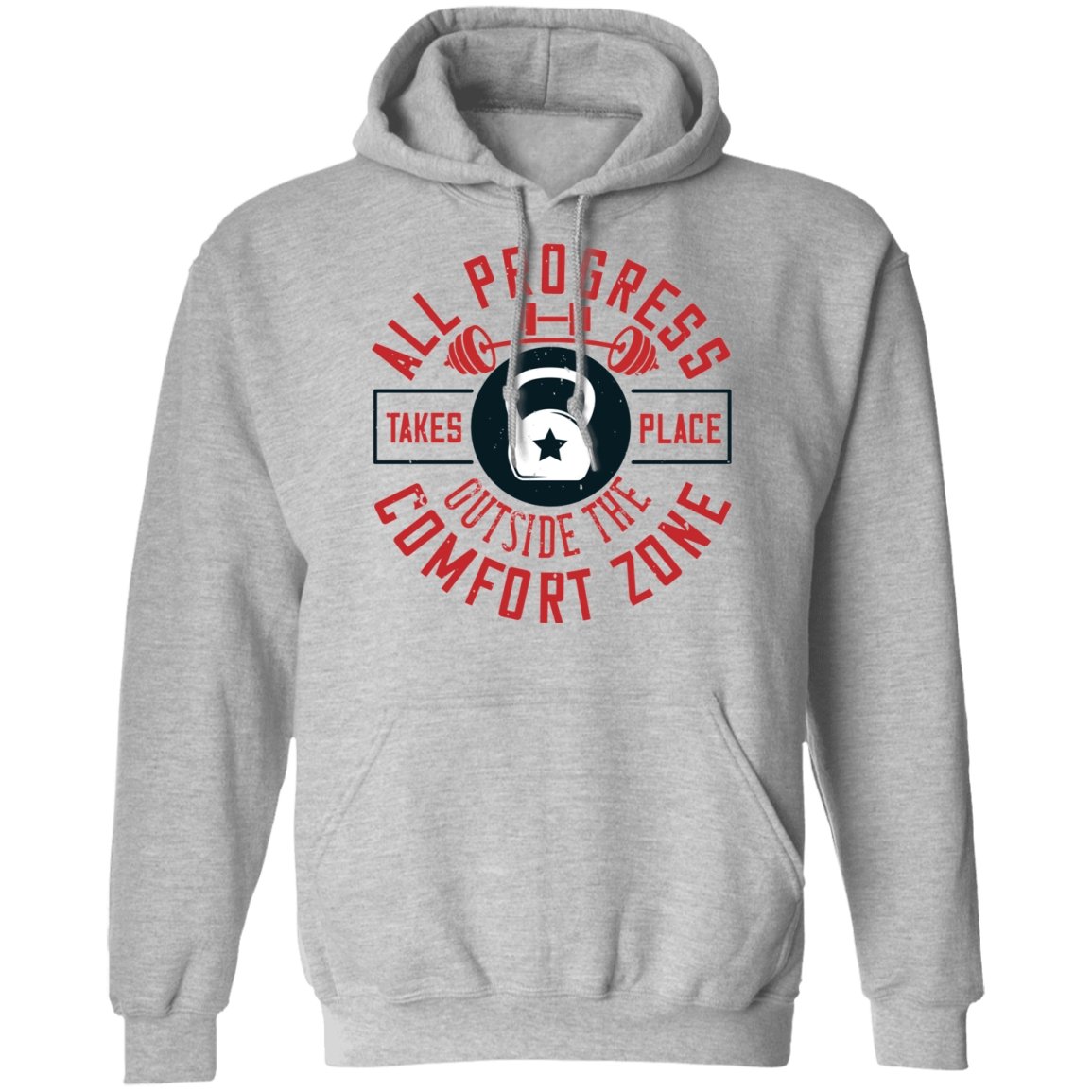 Fitness Design Pullover Hoodie 8 oz. - Alexecom.com