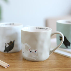 Fresh and irregular Japaneseceramic cup creative Zakka cup water cup