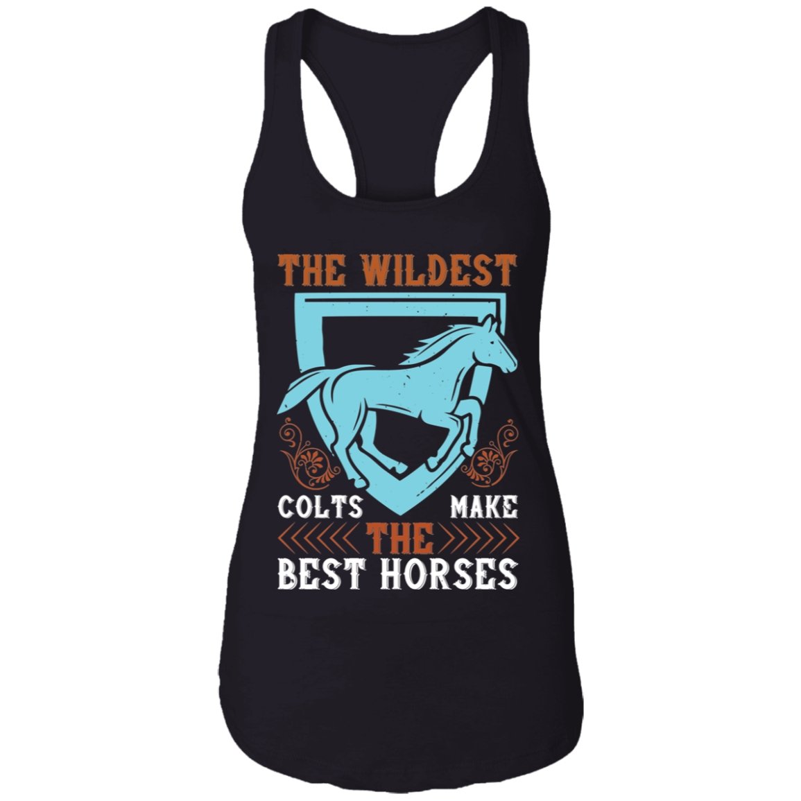 Horse Design Ladies Ideal Racerback Tank - Alexecom.com