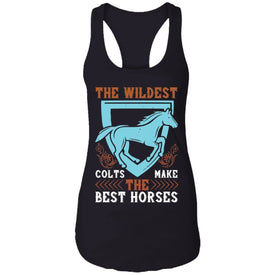 Horse Design Ladies Ideal Racerback Tank - Alexecom.com