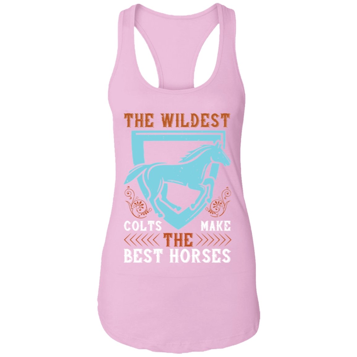 Horse Design Ladies Ideal Racerback Tank - Alexecom.com