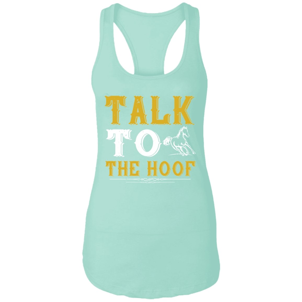 Horse Design Ladies Ideal Racerback Tank - Alexecom.com