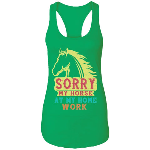 Image of Horse Design Ladies Ideal Racerback Tank - Alexecom.com