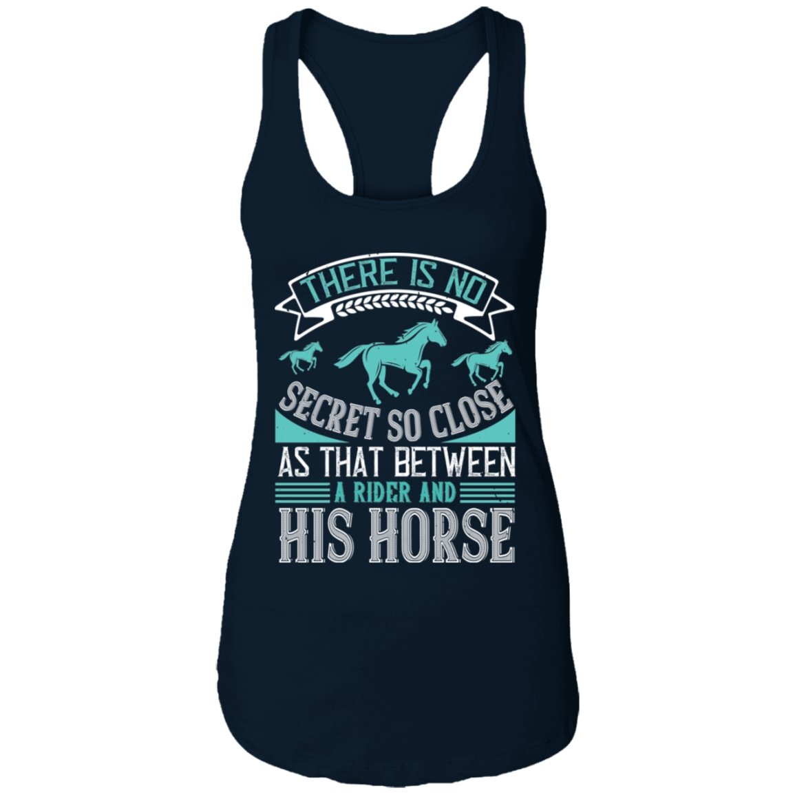 Horse Design Ladies Ideal Racerback Tank - Alexecom.com