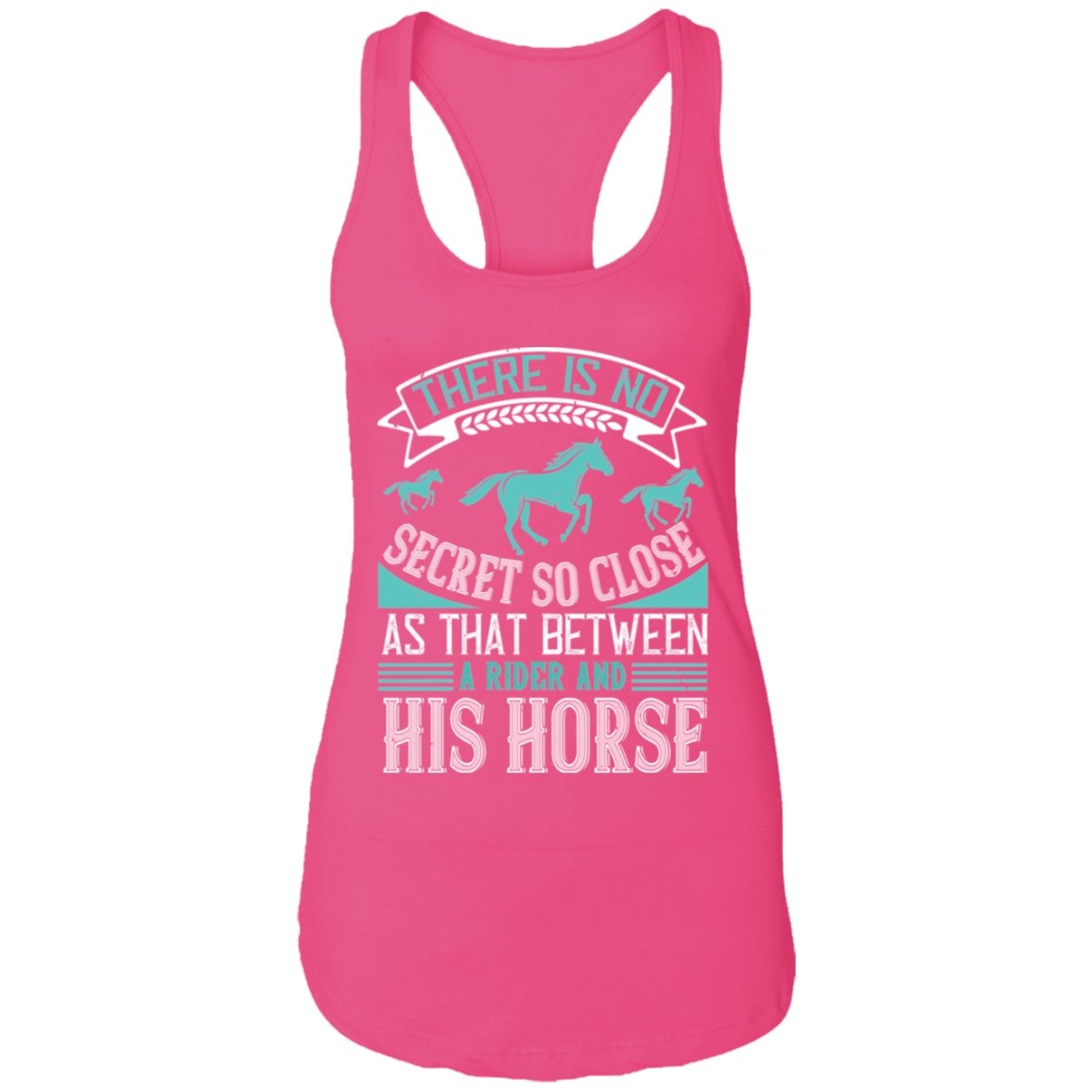 Horse Design Ladies Ideal Racerback Tank - Alexecom.com