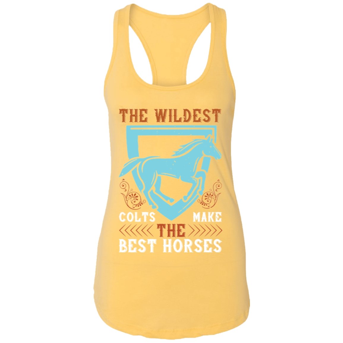 Horse Design Ladies Ideal Racerback Tank - Alexecom.com