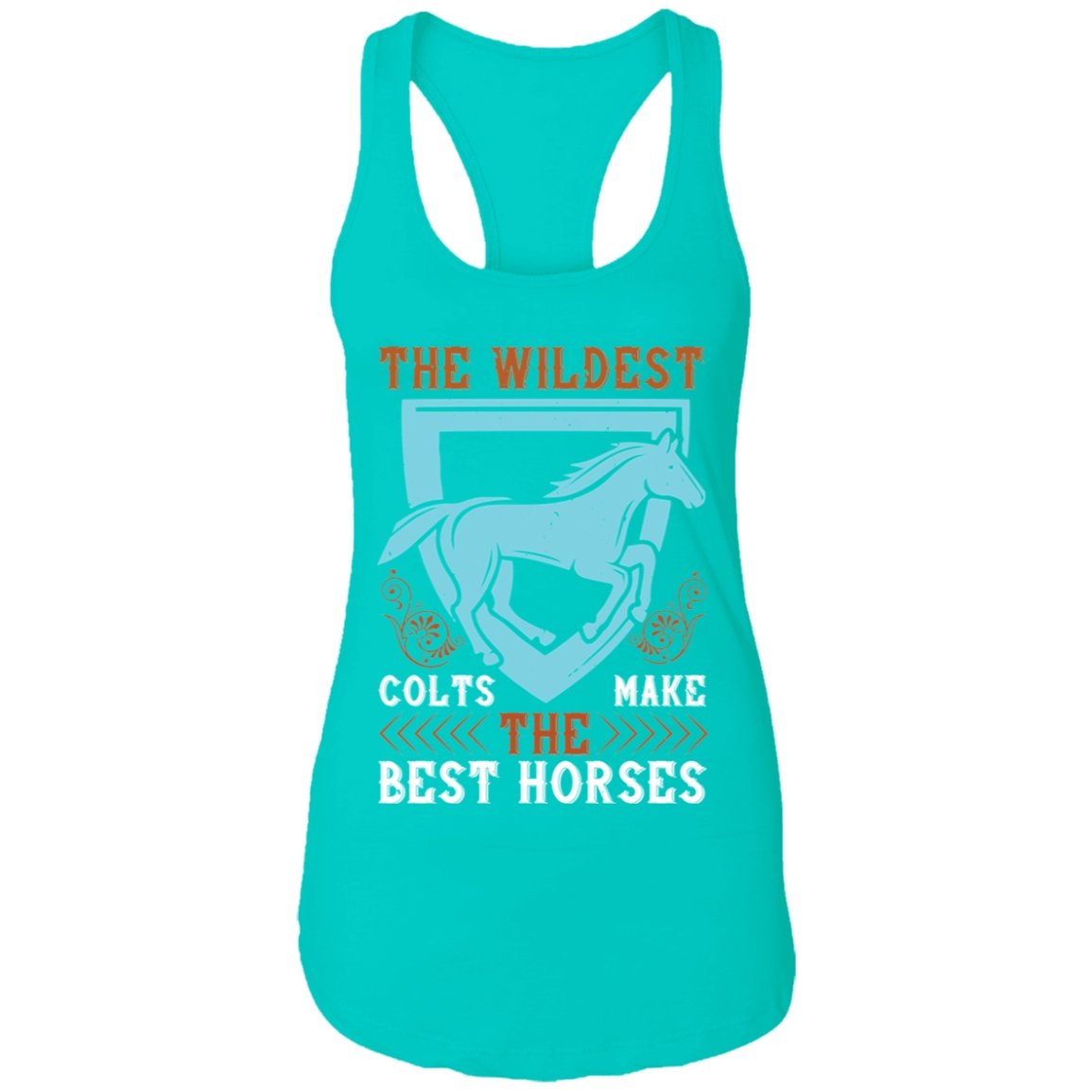 Horse Design Ladies Ideal Racerback Tank - Alexecom.com