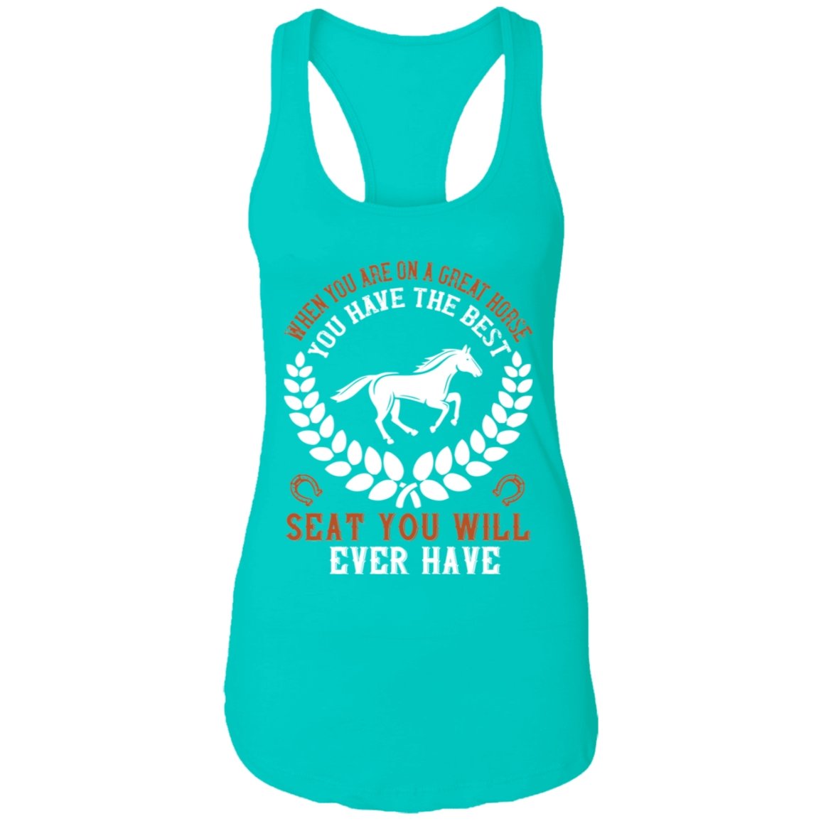 Horse Design Ladies Ideal Racerback Tank - Alexecom.com