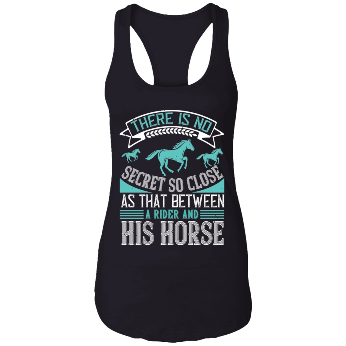 Horse Design Ladies Ideal Racerback Tank - Alexecom.com