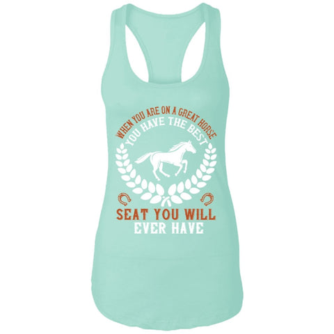 Image of Horse Design Ladies Ideal Racerback Tank - Alexecom.com