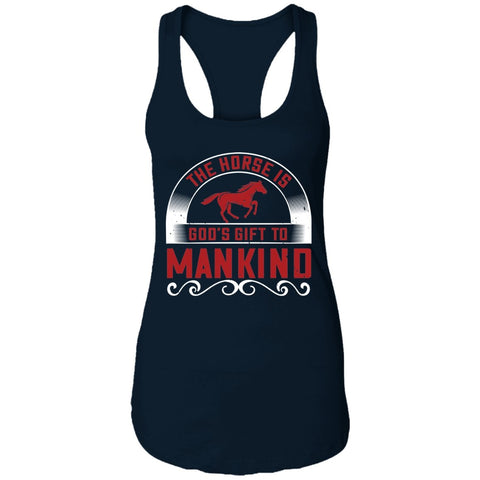 Image of Horse Design Ladies Ideal Racerback Tank - Alexecom.com