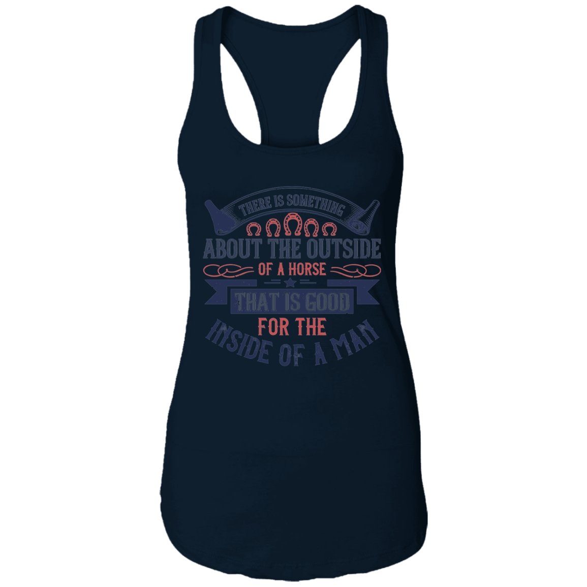 Horse Design Ladies Ideal Racerback Tank - Alexecom.com