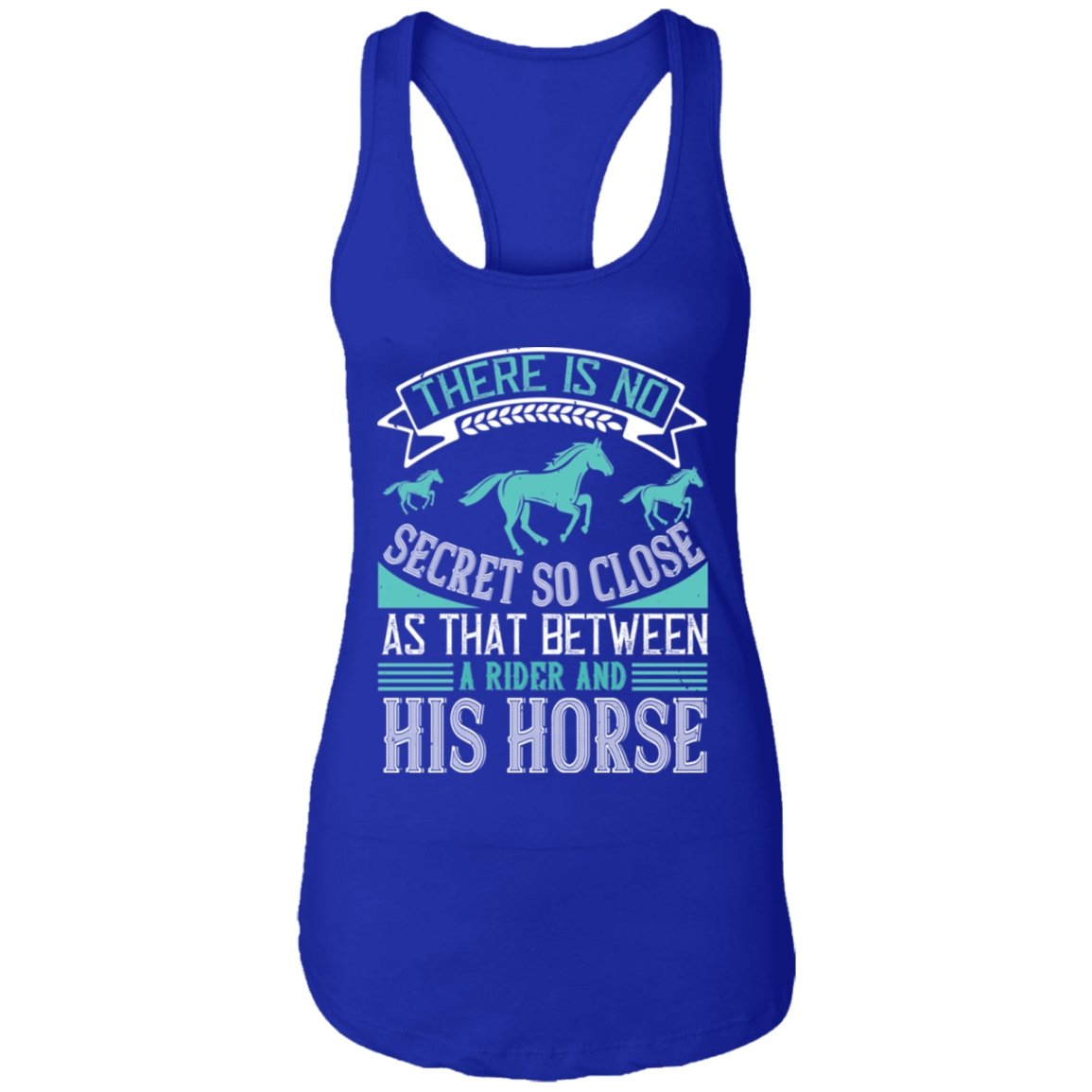 Horse Design Ladies Ideal Racerback Tank - Alexecom.com