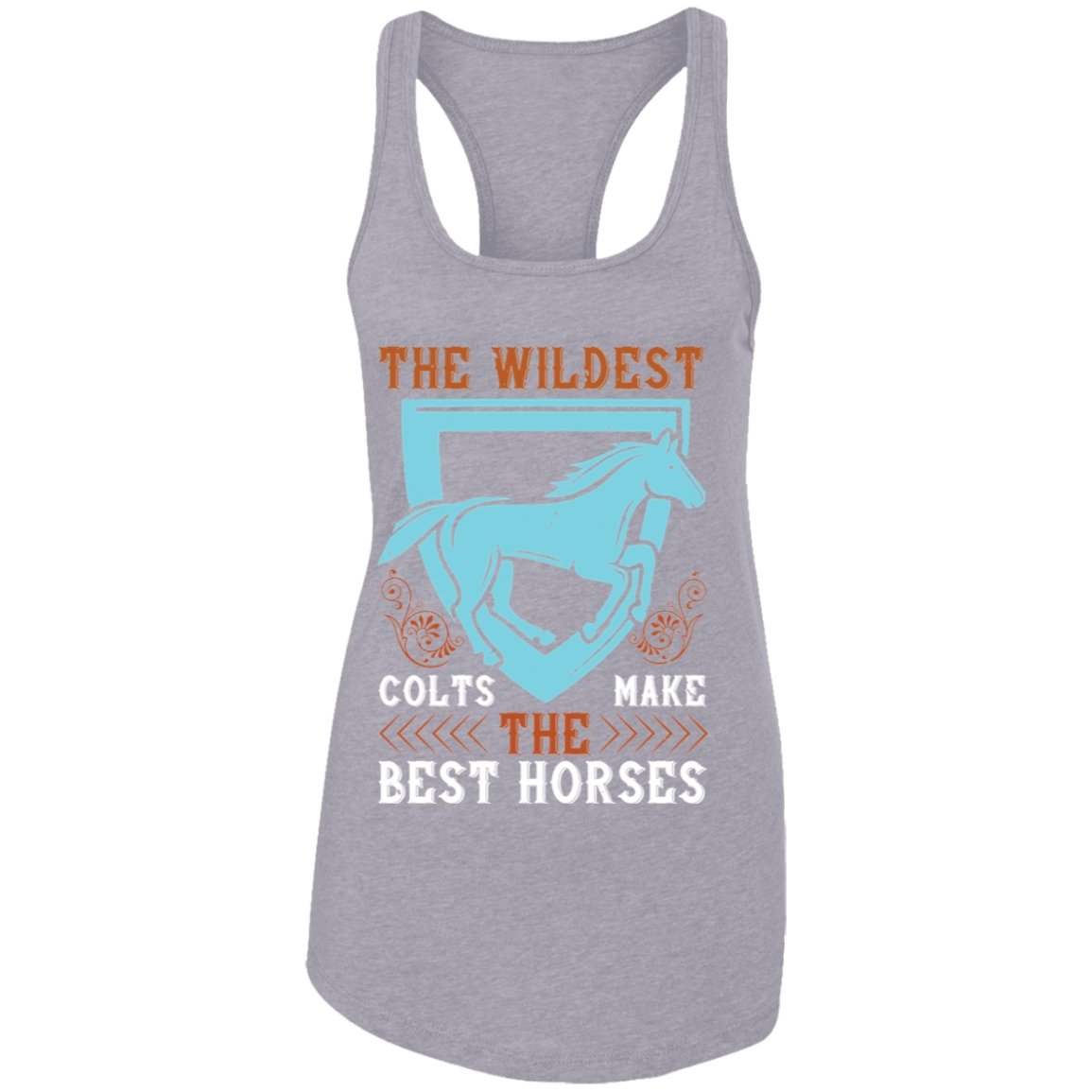 Horse Design Ladies Ideal Racerback Tank - Alexecom.com