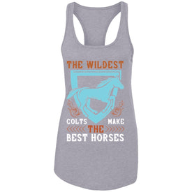 Horse Design Ladies Ideal Racerback Tank