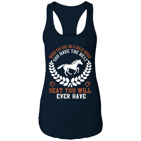 Image of Horse Design Ladies Ideal Racerback Tank - Alexecom.com