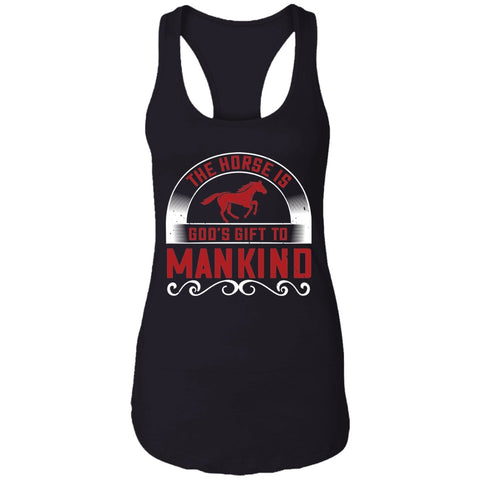 Image of Horse Design Ladies Ideal Racerback Tank - Alexecom.com