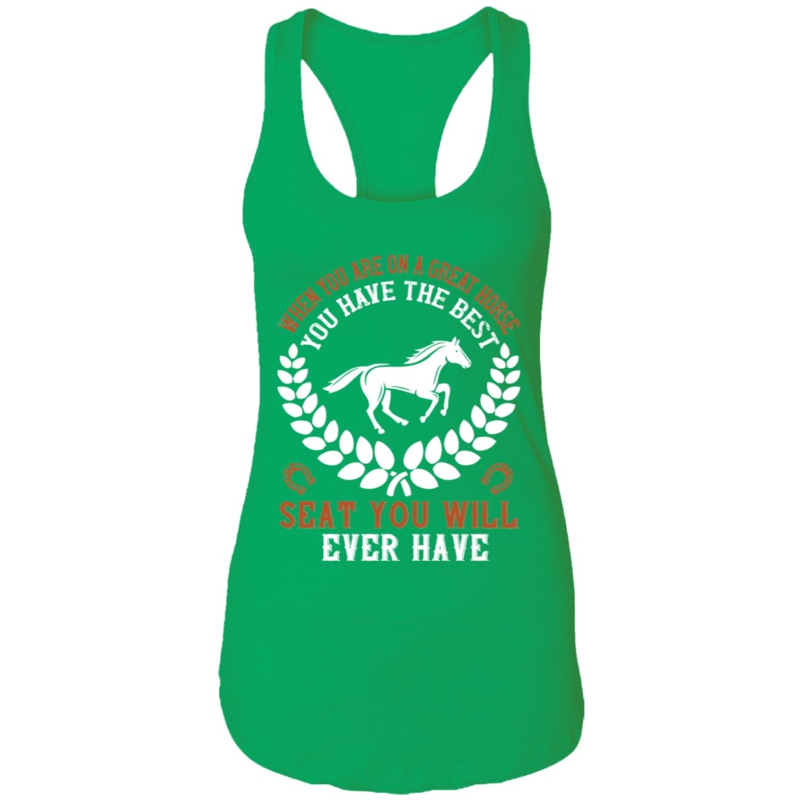 Horse Design Ladies Ideal Racerback Tank - Alexecom.com