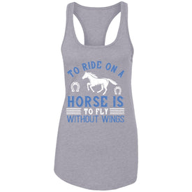 Horse Design Ladies Ideal Racerback Tank