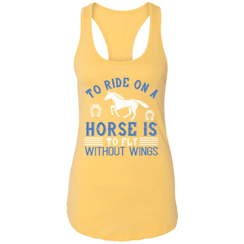 Image of Horse Design Ladies Ideal Racerback Tank - Alexecom.com