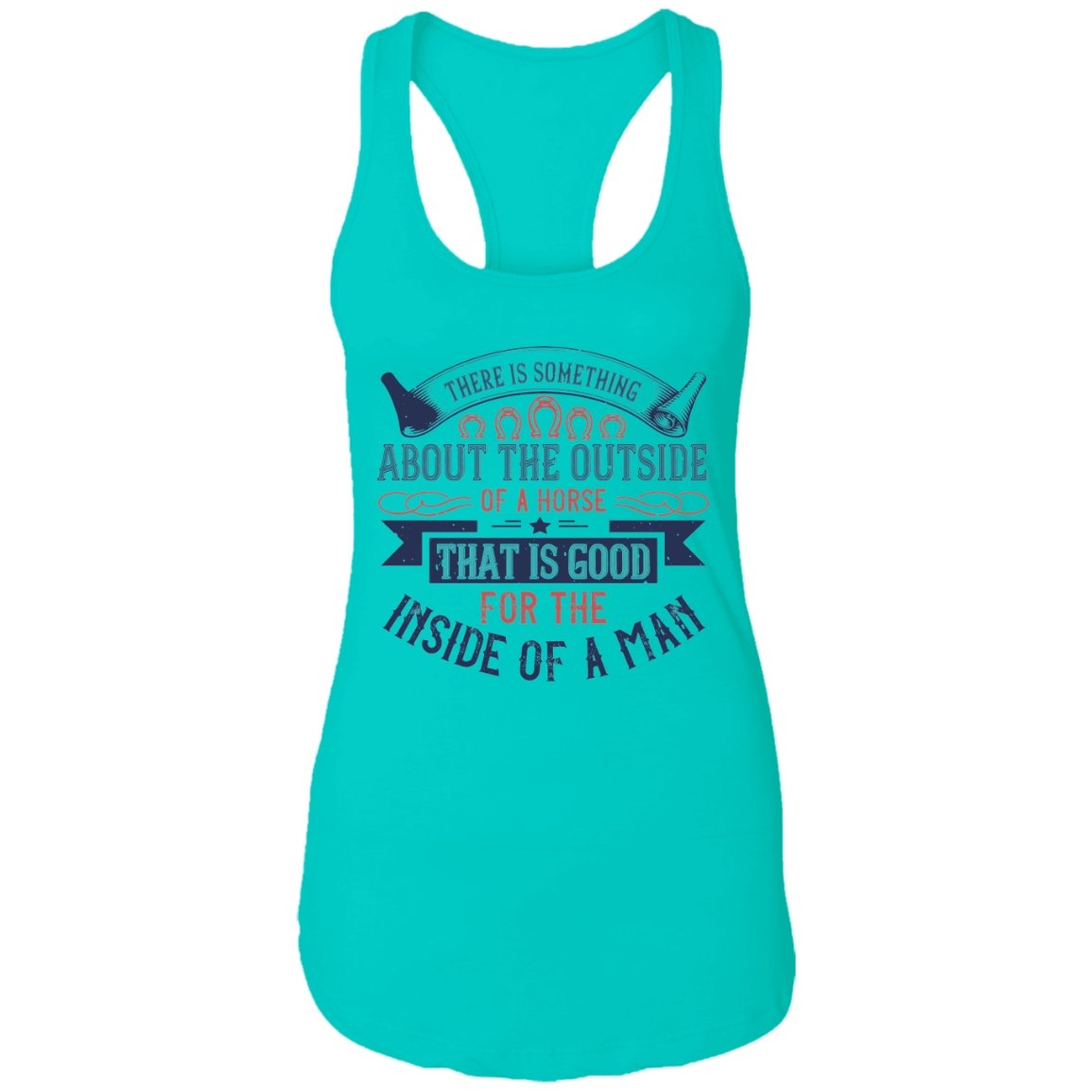Horse Design Ladies Ideal Racerback Tank - Alexecom.com
