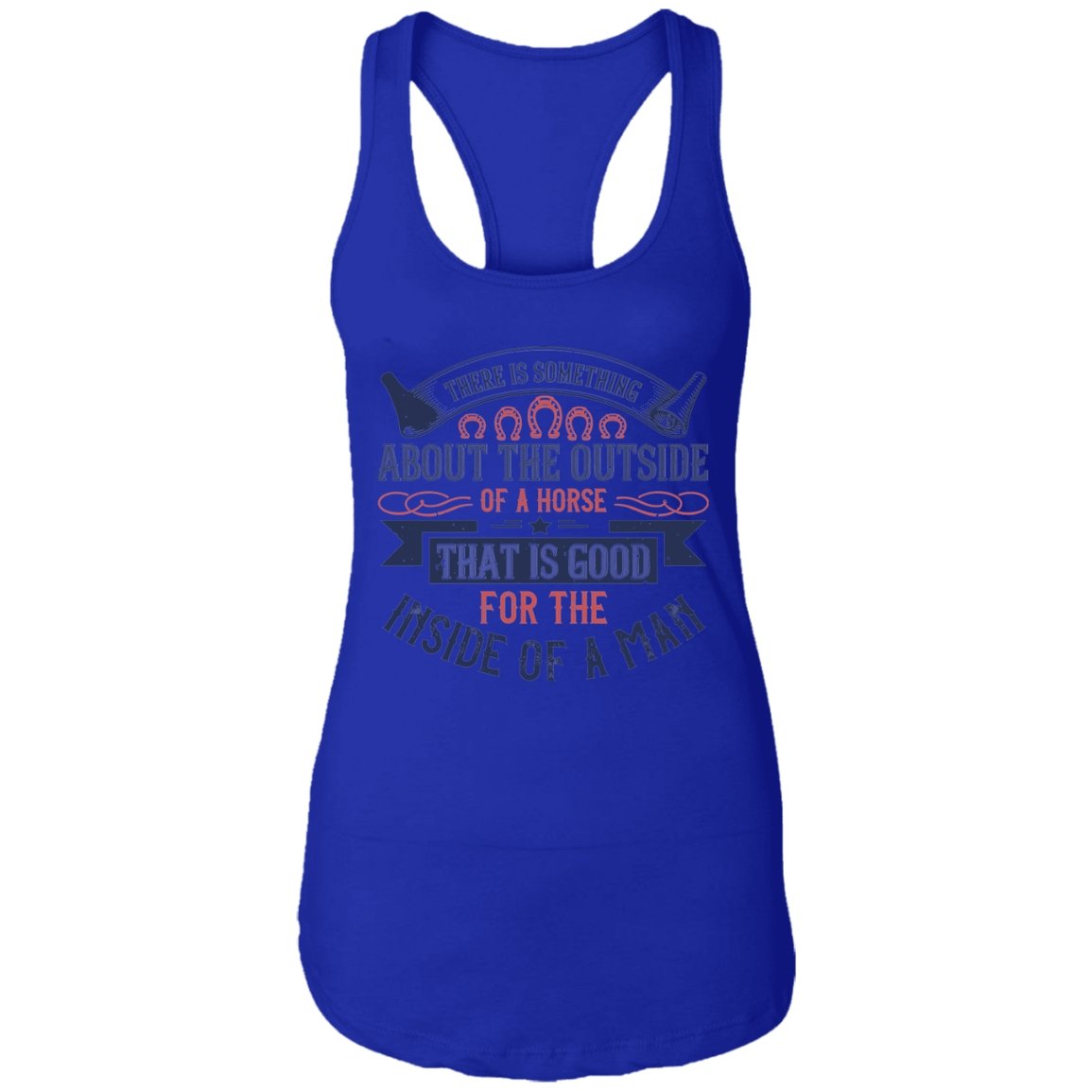 Horse Design Ladies Ideal Racerback Tank - Alexecom.com