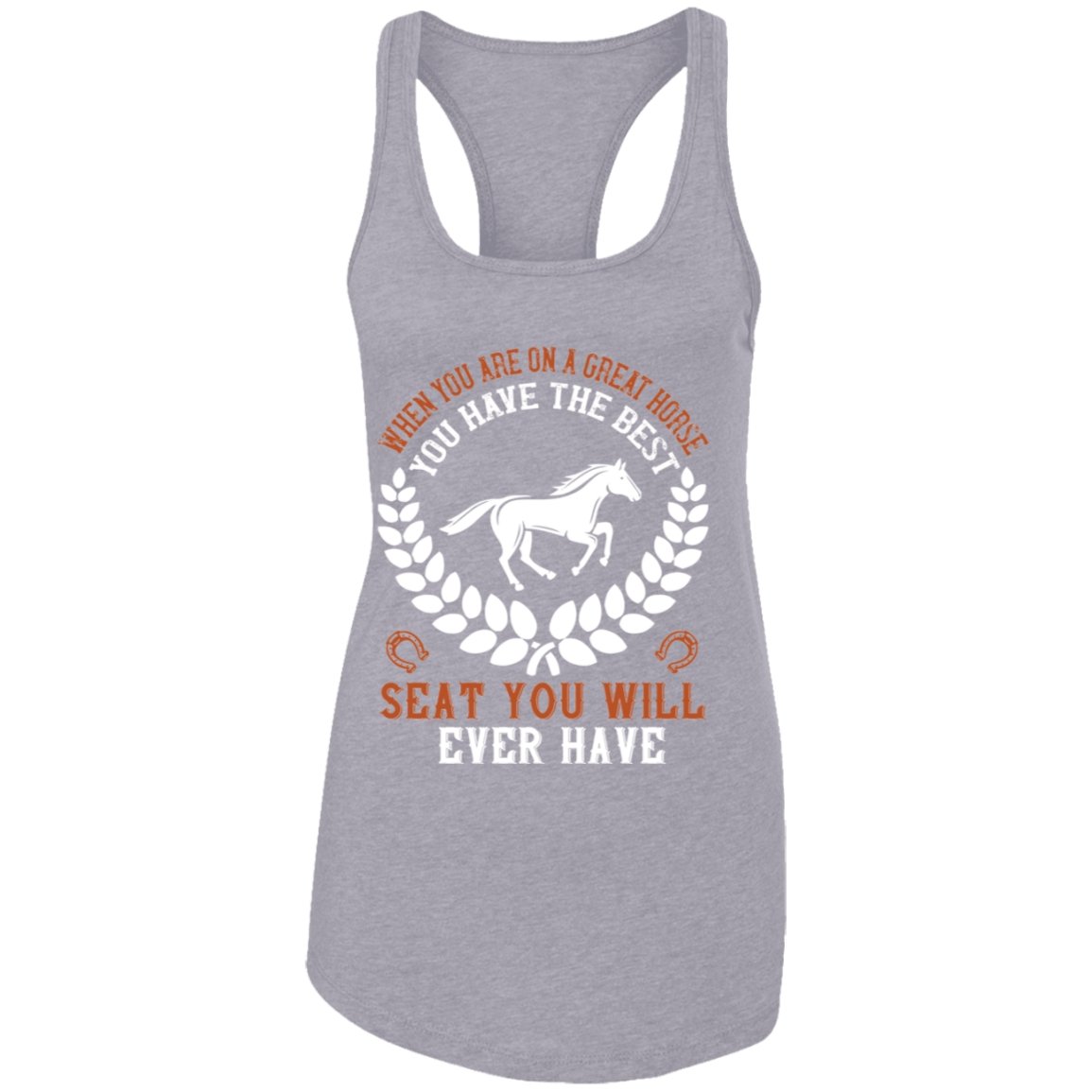 Horse Design Ladies Ideal Racerback Tank - Alexecom.com