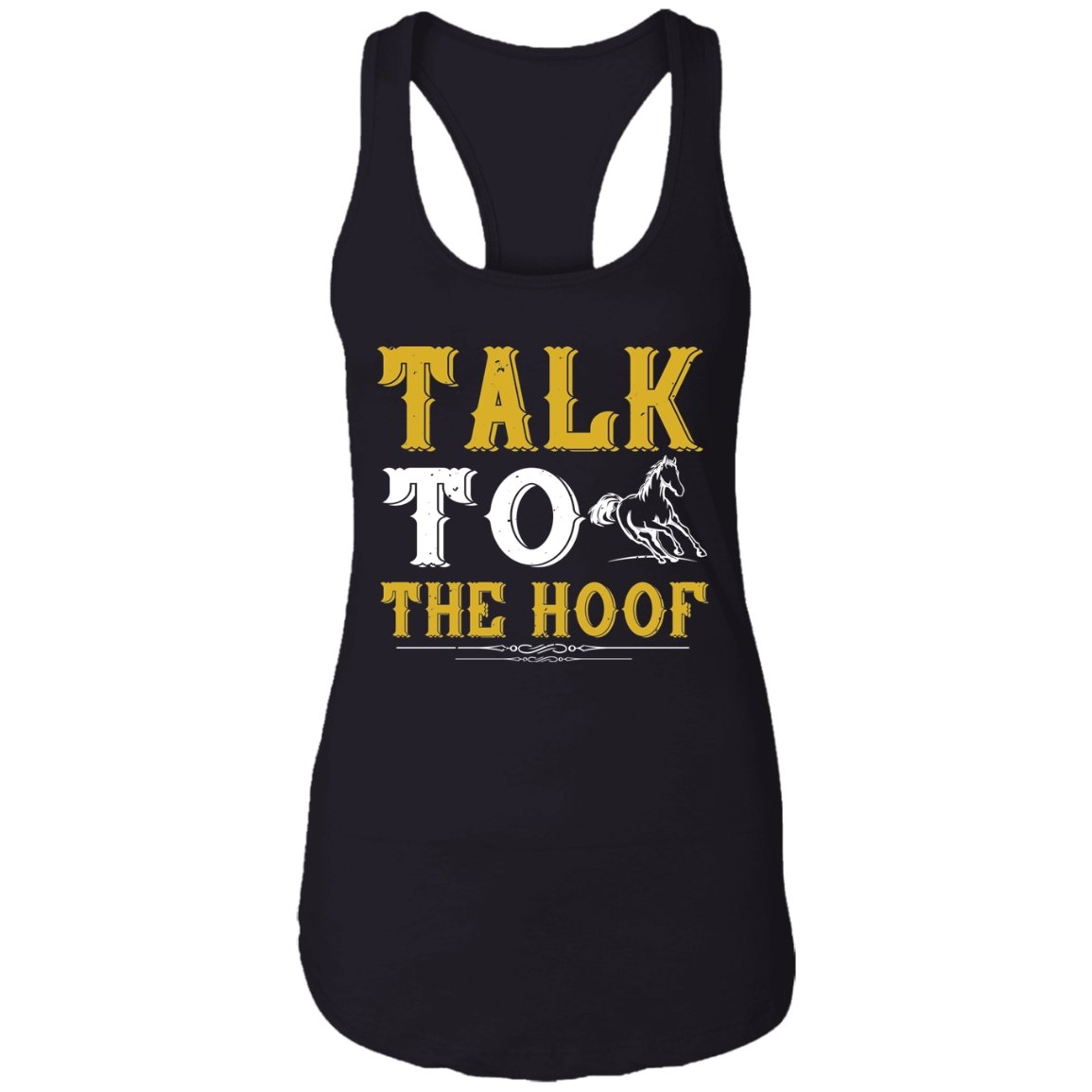 Horse Design Ladies Ideal Racerback Tank - Alexecom.com