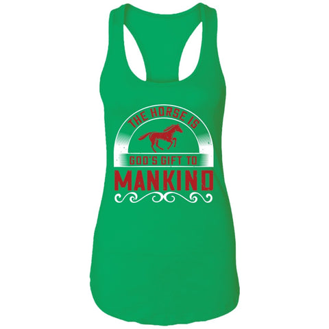 Image of Horse Design Ladies Ideal Racerback Tank - Alexecom.com