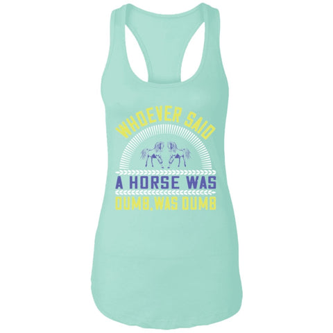 Image of Horse Design Ladies Ideal Racerback Tank - Alexecom.com