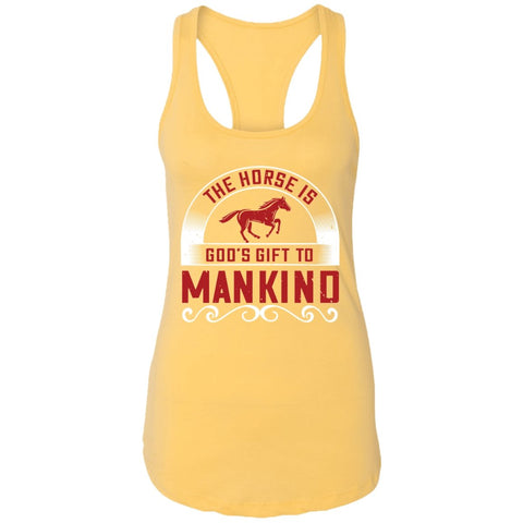 Image of Horse Design Ladies Ideal Racerback Tank - Alexecom.com