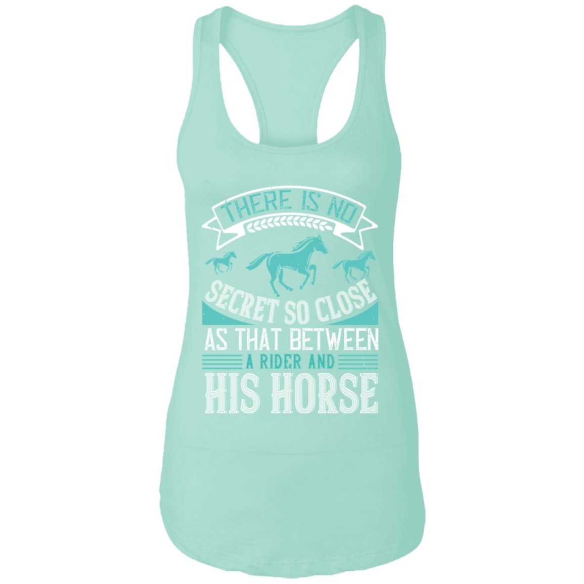 Horse Design Ladies Ideal Racerback Tank - Alexecom.com