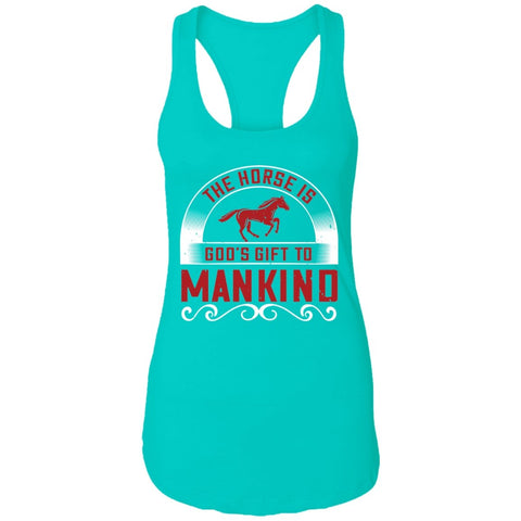 Image of Horse Design Ladies Ideal Racerback Tank - Alexecom.com