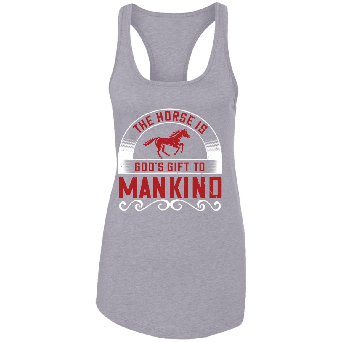 Horse Design Ladies Ideal Racerback Tank - Alexecom.com