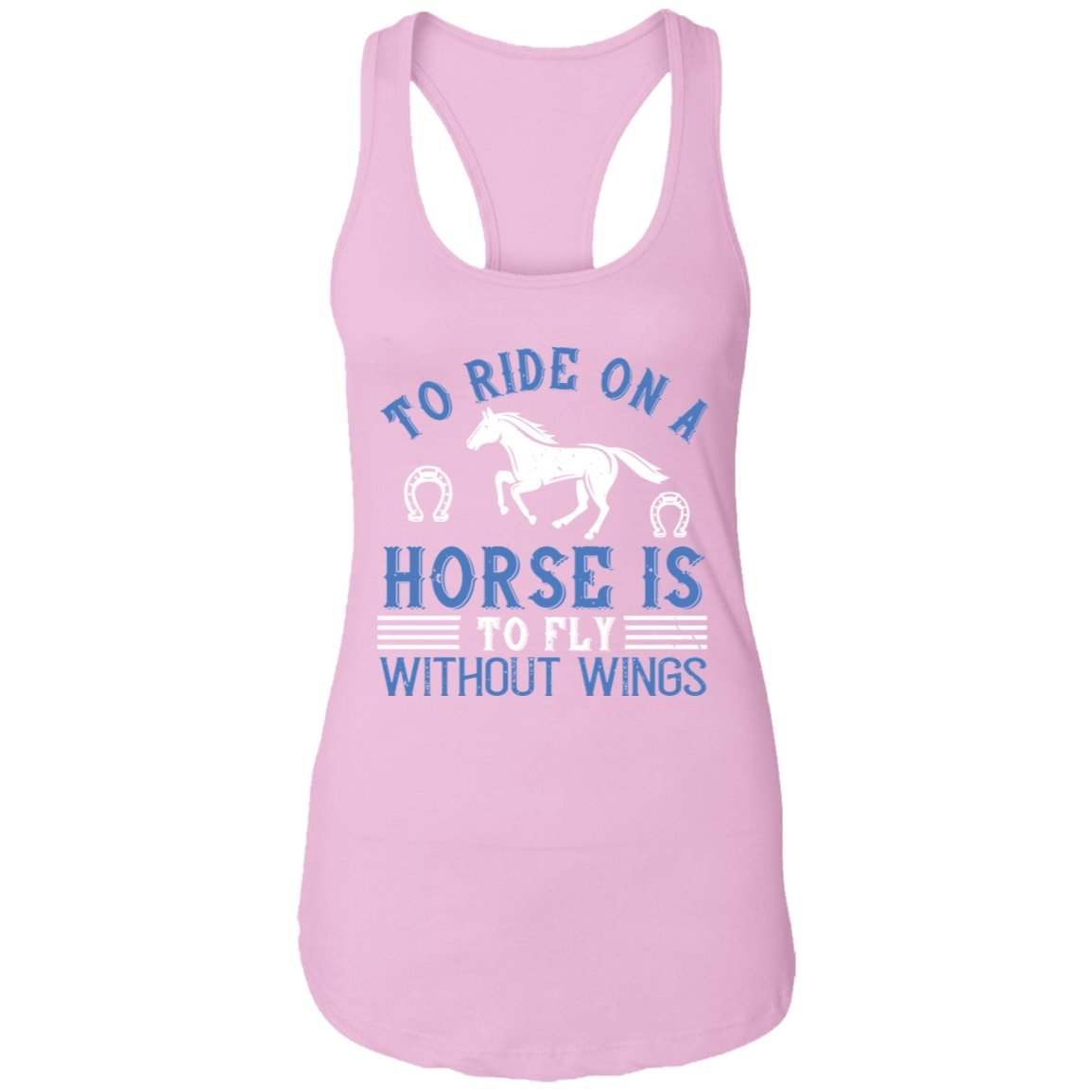 Horse Design Ladies Ideal Racerback Tank - Alexecom.com