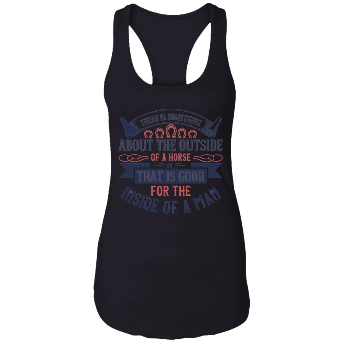 Horse Design Ladies Ideal Racerback Tank - Alexecom.com