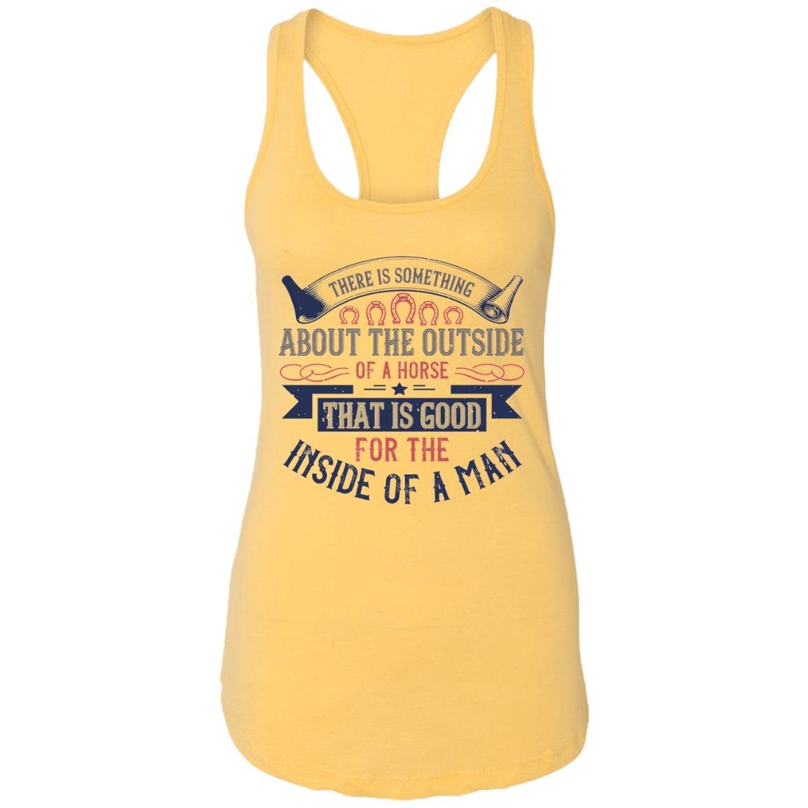 Horse Design Ladies Ideal Racerback Tank - Alexecom.com