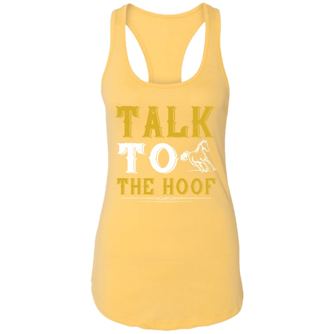 Horse Design Ladies Ideal Racerback Tank - Alexecom.com