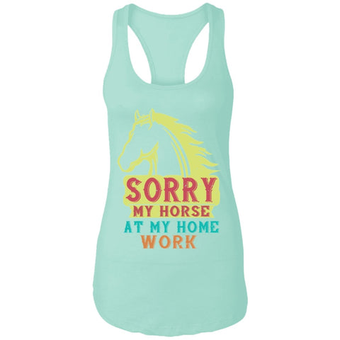 Image of Horse Design Ladies Ideal Racerback Tank - Alexecom.com