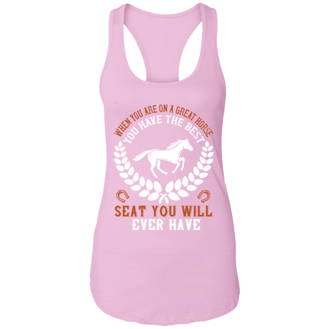 Horse Design Ladies Ideal Racerback Tank - Alexecom.com