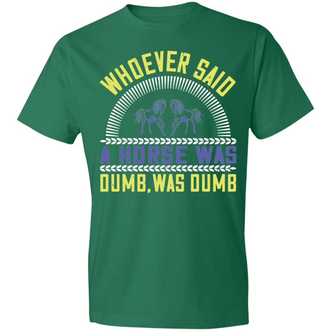 Horse Design Lightweight T-Shirt 4.5 oz - Alexecom.com