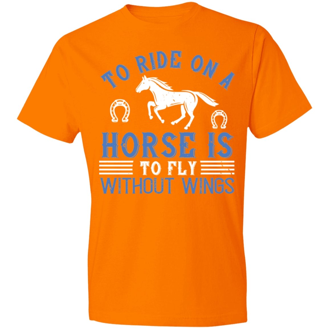 Horse Design Lightweight T-Shirt 4.5 oz - Alexecom.com