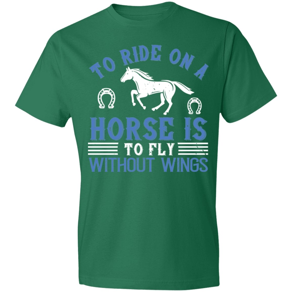 Horse Design Lightweight T-Shirt 4.5 oz - Alexecom.com