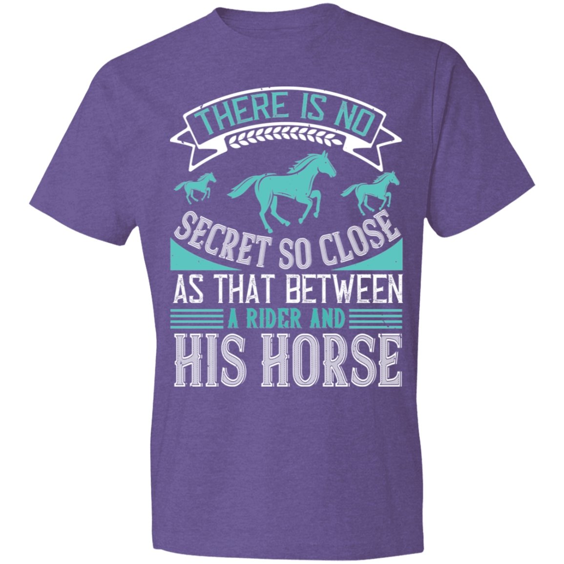 Horse Design Lightweight T-Shirt 4.5 oz - Alexecom.com