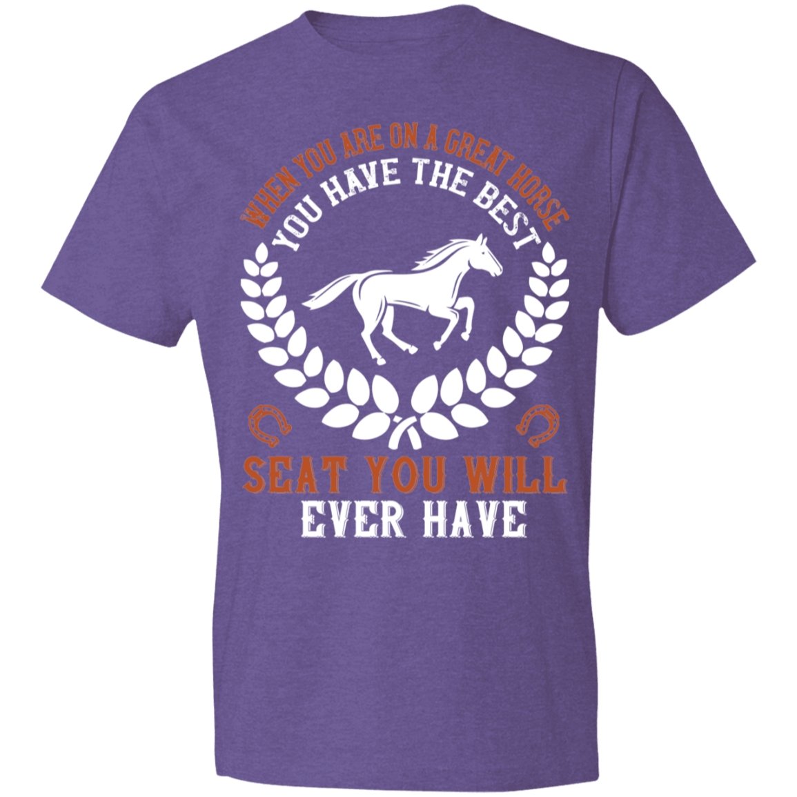Horse Design Lightweight T-Shirt 4.5 oz - Alexecom.com