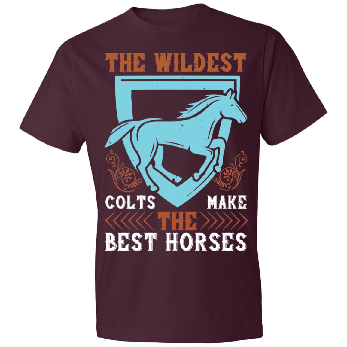 Horse Design Lightweight T-Shirt 4.5 oz - Alexecom.com