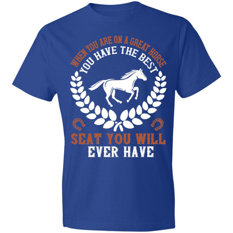 Image of Horse Design Lightweight T-Shirt 4.5 oz - Alexecom.com