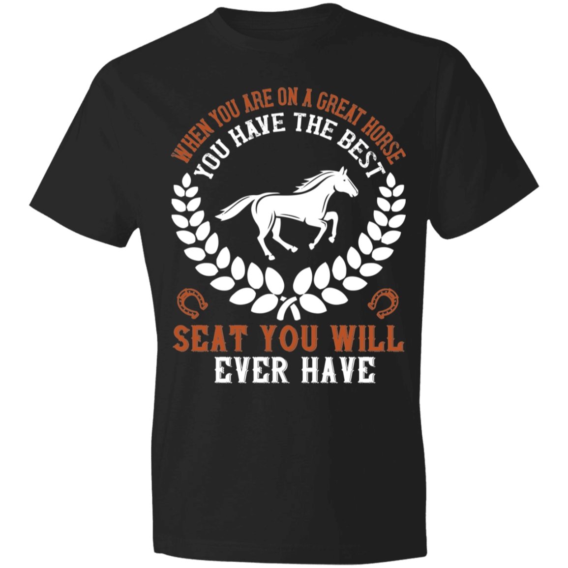 Horse Design Lightweight T-Shirt 4.5 oz - Alexecom.com