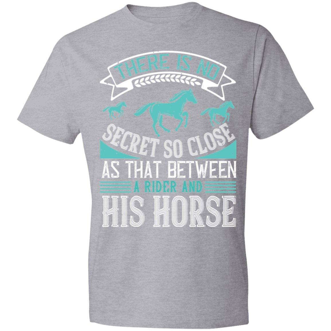 Horse Design Lightweight T-Shirt 4.5 oz - Alexecom.com